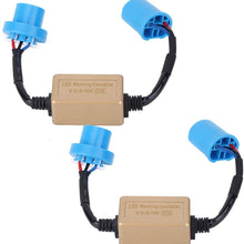 Hlyjoon Car Error Free Decoder 2pcs C16 9004/9007 LED Canbus Headlight Decoder Device Anti-Flicker Resistors Error Canceller Car Vehicles LED Headlight Decoder