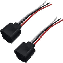 Audak 2Pcs H4 9003 HB2 Heavy Duty Ceramic Wiring Harness Sockets Male & Female Connector For Headlights or Fog Lights