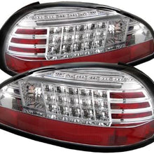 Spyder 5007162 Pontiac Grand Prix 97-03 LED Tail Lights - Red Clear