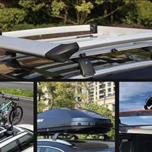 UDP 2Pcs Aluminum Lockable Roof Rack Cross Bars Crossbar Baggage Luggage Rack Fits for VW Volkswagen Atlas Cross Sport 2020 2021 - Silver