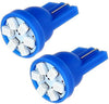 CCIYU 10X Super Blue Wedge Side T10 6SMD LED Speedometer Instrument Light 192 194 168