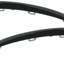 New Replacement for OE Bumper Face Bar Trims Molding Step Pads Set of 2 fits Mercedes C Class Pair