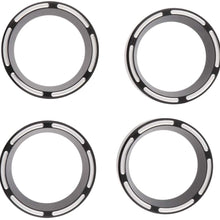 Baosity 4 Inch Speedometer 2 Inch Gauge Burst Bezel Kit for 1996-2013 Electra Glide/Street Glide/Road Glide &Trike - Black