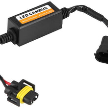 Fydun LED Headlight Wiring Kit Error-Free Decoder Anti-Flicker Resistor Canceler Decoder for LED Headlight Decoder for H8 / H9 / H11 LED Lights 2 Pieces