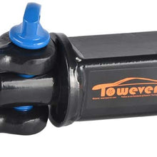 Towever 83710 Shackle Hitch Receiver 2 Inch(360 Degree Rotate D Ring for Towing Strap), Tow Hitch Accessories for Vehicle, Off-Road Recovery