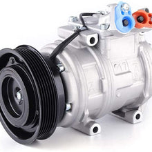 LFJD A/C Air Conditioner Compressor Kit，A/C Compressor & Clutch Fits 1987-2001 T-o-yo-ta C-am-ry C-e-lica S-ol-ara 2.0L 2.2L 2.5L