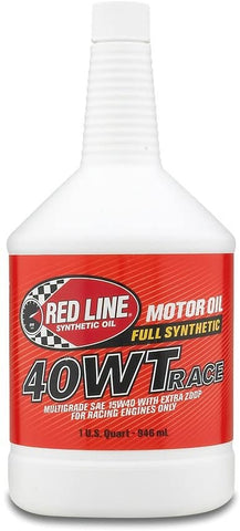 Red Line 10404-12PK 40 WT SAE 15W-40 Racing Motor Oil - 1 Quart Bottle, (Pack of 12)