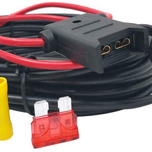 CARROFIX Powered Converter Wiring Kits for Trailer Tail Light Converter, 10 Amps, 20 FT of 12-Gauge Cross-Linked Wire