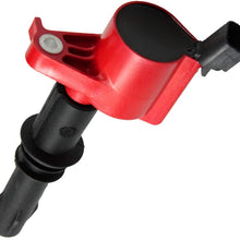 High Performance Ignition Coil 8 Pack For Ford F150 Mercury Lincoln V8 V10 4.6L 5.4L 6.8L Compatible with DG511 C1541 FD508 (Red)