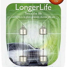 Philips 6411 LongerLife Miniature Bulb, 2 Pack