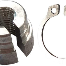 Garneck 2pcs Aluminium Cable Sleeve Throttle Cable Bushing Compatible for E30 E28 E39 E36 M20 M30 M50 S14 M60 Silver