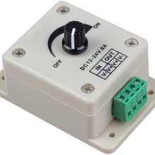 ZEFS--ESD Electronic Module Voltage Regulator DC-DC Voltage Stabilizer 8A Power Supply Adjustable Speed Controller DC 12V LED Dimmer 12 V