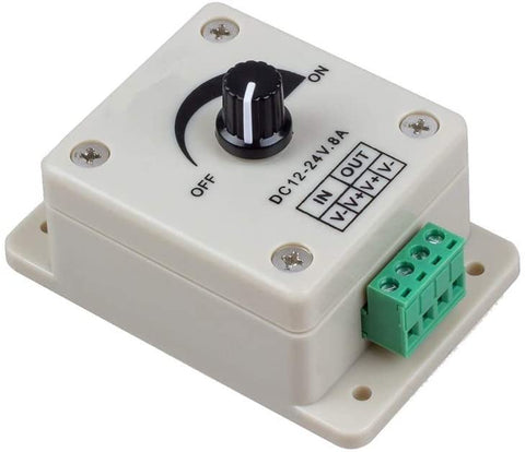 ZEFS--ESD Electronic Module Voltage Regulator DC-DC Voltage Stabilizer 8A Power Supply Adjustable Speed Controller DC 12V LED Dimmer 12 V