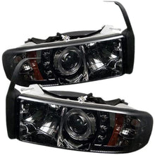 Spyder 5010087 Dodge Ram 1500 94-01 / Ram 2500/3500 94-02/99-01 Ram Sport - Projector Headlights - LED Halo - LED (Replaceable LEDs) - Black - High 9005 (Included) - Low H1 (Included)