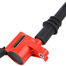 Bravex 8 Pack Straight Boot Ignition Coils 15% More Energy F-150 for Ford Lincoln Mercury V8 V10 4.6l 5.4l 6.8l Compatible with DG511 C1541 FD508-Upgrade (Red)