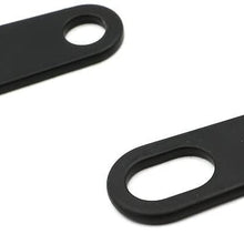 Unlimited Rider 2PCS Black Steel Motorcycle Indicator Rear Turn Signal Relocation Bracket Light Lamp Holder Shock Brackets for Harley Racer Bobber Chopper Old School Cafe Racer