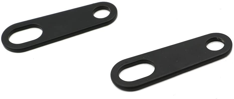 Unlimited Rider 2PCS Black Steel Motorcycle Indicator Rear Turn Signal Relocation Bracket Light Lamp Holder Shock Brackets for Harley Racer Bobber Chopper Old School Cafe Racer