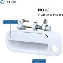 ECCPP Door Handle Exterior Outside Outer Front Driver Side for 1992-1996 Toyota Camry White