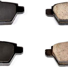 AutoDN Rear Clean Ceramic Brake Pads For 2006-2012 Ford Fusion NEW