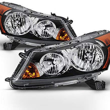 For 2008 2009 2010 2011 2012 4-Door Sedan Honda Accord Driver & Passenger Side Headlights Headlamps