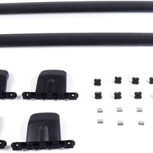 OCPTY Aluminum Roof Rack Cross Bar Cargo Carrier Fit for 2009 2010 2011 2012 2013 2014 2015 for Honda Pilot Sport Utility 3.5L Roof Rack Crossbars (Black Coated)