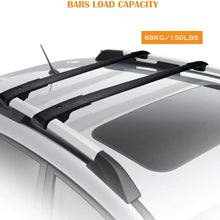 ROSY PIXEL Roof Rack Cross Bars 2009-2013 for Subaru Forester Aluminum Black Replace No. E361SSC300