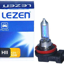 LEZEN H11 12V 55W 3000K Golden Yellow Car Halogen Bulb (Pack of 2)