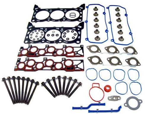 DNJ Head Gasket Set with Head Bolt Kit For 2005-2008 for Ford F-150 4.2L 256cid V6 OHV