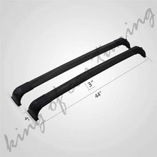 king of car tuning Baggage Luggage Rack Carrier Roof Rack Rail Cross Bars Crossbars Fits for Land Rover Discovery 4 LR4 2010-2016