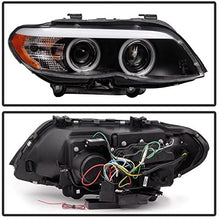 Spyder 5076748 BMW X5 E53 2004-2006 Dual Projector Headlights - Halogen Model Only (Not Compatible With Xenon/HID Model) - DRL LED - CCFL Halo - Black - High H7 (Included) - Low H7 (Included)