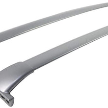 JDMSPEED New Pair Silver Aluminum Roof Rack Top Cross Bar Rail Replacement for Nissan Pathfinder 2013-2019