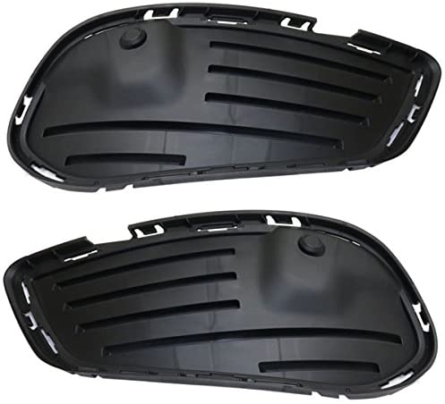 Partomotive For 15-16 C-Class Front Bumper Grille Insert Face Bar Filler Left & Right SET PAIR