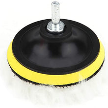 Terisass 12 Pcs/Set 3 Inch Car Cleaning Pads Auto Woolen Polisher Buffer Pad Car Sponge Buffing Polishing Pad Automotive Buffing Wax Polisher Kit