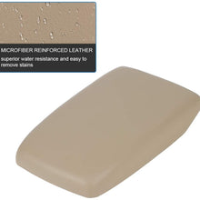ECCPP Armrest Center Console Lid Cover W/Base for 2008-2014 for TOYOTA Highlander Armrest Cover Beige