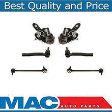 For 09-16 Venza 10-16 RX350 Lower Ball Joints Tie Rods Sway Bar Links 6pc