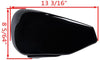 Left Side Battery Power Cover Compatible with Harley HD Sportster XL 883 1200 2004-2013 OE: 66261-04 (Glossy Black)