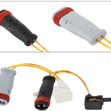 SCITOO Wear Sensor Brake Pad Sensor 2Pcs Front Rear fit for Mercedes-Benz C230 CL65 AMG CLK63 AMG CLS55 AMG E550 GL63 AMG GLK350 ML63 AMG S65 AMG SL63 AMG SLK350 SLK55 AMG