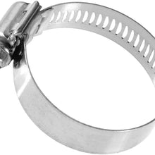 10 #24 Hose Clamps All Stainless Steel