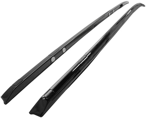 Roof Rack Roof Rack Compatible With 2012-2016 Honda CRV, Factory Style Gloss Black Roof Top Bar Luggage Carrier ABS by IKON MOTORSPORTS, 2013 2014 2015