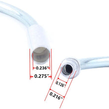 AMOUTOR 16 Pieces Bike Brake Noodles, Brake Cable Guide Tube Bend Pipe and Rubber Boots for Bicycle Riding Set for Mountain Bike Bicycle Accessories