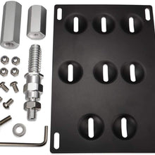 GTP JDM Style Front Bumper Tow Hook License Plate Mounting Bracket for Lexus IS250 IS350 is-F RC200t RC250 RC300 RC350 RC-F GS350 GS460, CT200h, NX RX LS