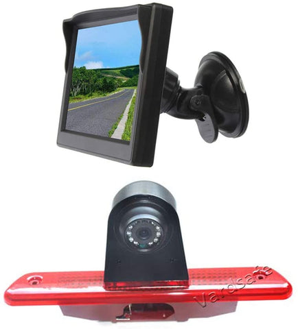 Vardsafe VS572S Reverse Camera & Suction Cup Rear View Monitor for Citroen Jumpy/Peugeot Expert/Fiat Scudo/Toyota ProAce (2007-2016)