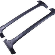 Scitoo Roof Rack Cross Bars Baggage Carrier For Chevrolet Traverse 2009-2017 Black 2 Pcs Roof Top Rack Luggage Carrier