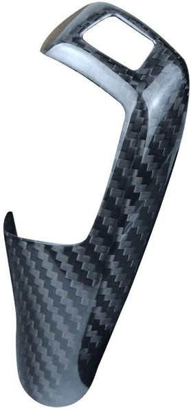 Bluecow Carbon Fiber Gear Shift Knob Cover Trim, Replacement Accessories for BMW F01 F02 F07 F10 F11 F15 F16 F18 F20 F21 F22 F23 F30 F32 F33 F34 F35 F36 E70 E71 E70M E71M