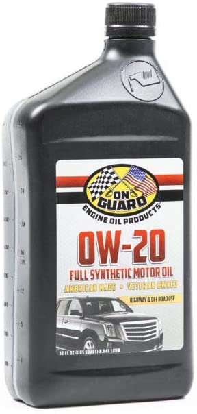 ONGUARD 0 W 20 Full Synthetic Motor Oil (12qts)