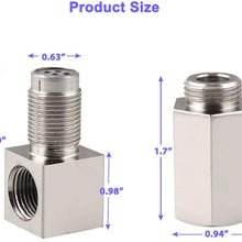 90 Degree O2 Oxygen Sensor Socket Real Mini Catalytic Converter With CEL Check Engine Light Bungs，Stainless Steel