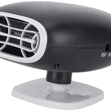 Car Defroster Car Heater Large Vents Non-slip For Home For Office(black)