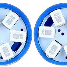 CCIYU 10X Super Blue Wedge Side T10 6SMD LED Speedometer Instrument Light 192 194 168