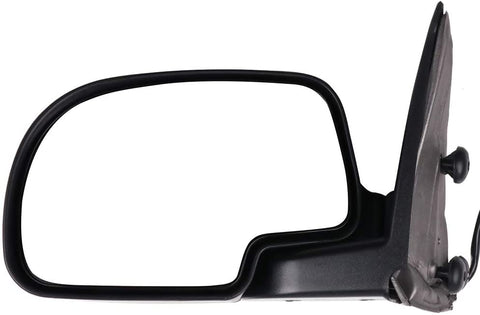 Ineedup Exterior Mirror Replacement Mirror Fit for 2003-2007 Gmc for Chevy Truck 2003-2007 for Chevy Silverado 1500 2500 with Left Side Black Mirror Manual Folding Power Control 955-675-D67