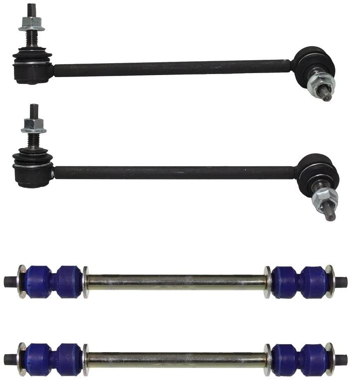 Detroit Axle - Brand New 4 Piece Front Suspension Kit - 2 Front Sway Bar End Links and 2 Rear End Links